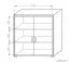 Kommode Cianjur 07, Farbe: Eiche / Weiß - Abmessungen: 108 x 105 x 40 cm (H x B x T)