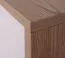 Kinderzimmer - Schrank Fabian 05, Farbe: Eiche Hellbraun / Weiß - 190 x 40 x 40 cm (H x B x T)