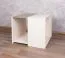 Jugendzimmer - Tisch Matthias 10, Farbe: Creme / Braun - Abmessungen: 47 x 57 x 56 cm (H x B x T)