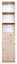 Schrank Kisaran 12, Farbe: Sonoma Eiche - Abmessungen: 180 x 40 x 38 cm (H x B x T)