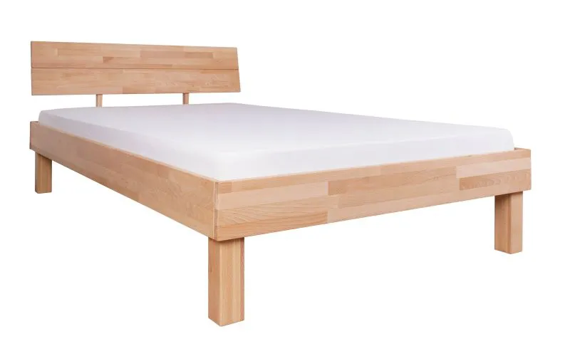 Einzelbett / Gästebett Collin 07 Buche massiv natur geölt - Liegefläche: 120 x 200 cm (B x L)