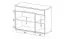 Massivholz Kommode Kapiti 16, Soft Close System, Kernbuche geölt, Maße: 83 x 111 x 45 cm, mit drei Türen, eine Schublade, ausgezeichnete Qualität