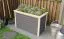 Hochbeet 1 aus nordischer Fichte, Farbe: Terragrau, Abmessungen: 133 x 69 x 82 cm (B x T x H)