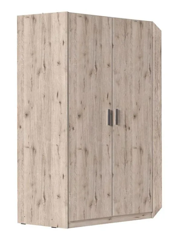 Eckkleiderschrank braun Abbildung