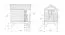 Kinderspielhaus 2A - Abmessungen: 180 x 120 cm