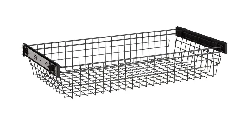 Wäschekorb | 2er Set | ausziehbar | Farbe: Anthrazit | Maße: 93 x 46 x 16 cm