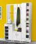 Garderobe Potes 02, Farbe: Weiß - 209 x 50 x 37 cm (H x B x T)