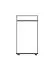 Schmaler Kleiderschrank | 2 Drehtüren | 1 Fach | mit Kleiderstange | 80 cm breit | Massivholz | Farbe: Natur Abbildung
