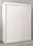 Schiebetürenschrank / Kleiderschrank Bisaurin 3A, Farbe: Weiß matt - Abmessungen: 200 x 150 x 62 cm ( H x B x T)