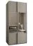 Kleiderschrank / Schiebetürenschrank | Farbe: Kaschmir | 245,5 x 100 x 64 cm | Soft-Close | Spiegel | 2 Schiebetüren | 2 Kleiderstangen | 6 Fächer