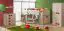 Jugendzimmer - Schrank Elias 10, Farbe: Hellbraun / Rot - Abmessungen: 150 x 35 x 40 cm (H x B x T)