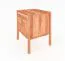 Nachtkommode Wellsford 04 Kernbuche massiv geölt - Abmessungen: 64 x 60 x 36 cm (H x B x T)