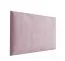 Polsterpaneele, 10er Set, Farbe: Rosa, Bezug: Velour, Maße: 50 x 30 cm