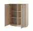 Wohnzimmer - Set B Finghall, 3-teilig, Farbe: Beige, Soft-Close-Funktion, ein TV-Unterschrank, ein Highboard und ein Sideboard, ABS-Kantenschutz