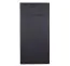 Garderobe Pandrup 06, Farbe: Schwarz - Abmessungen: 145 x 70 x 3 cm (H x B x T)