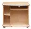 Fernsehtisch Massivholz Farbe: Natur 74x77x40 cm  Abbildung