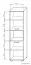 Schrank Cikupa 31, Farbe: Nuss / Ulme - Abmessungen: 160 x 45 x 40 cm (H x B x T)