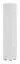 40 cm breiter Kleiderschrank mit 2 Türen | Farbe: Weiß Abbildung