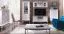 Vitrine Bignona 05, Farbe: Kiefer weiß - 158 x 125 x 42 cm (H x B x T)