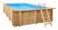 Rechteckiger Gartenpool Sunnydream 08, 7,90 x 4,00 Meter, inklusive Premium Filteranlage,  Filtermedium, Poolleiter, Poolfolie, Boden- und Wandvlies, Edelstahl-Eckverbindungen
