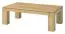 Clubtisch Couchtisch Wohnzimmertisch Eiche Massivholz Farbe: Natur 48x120x70 cm Abbildung
