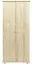 Garderobenschrank Massivholz - Abmessung 195 x 84 x 59 cm (H x B x T) Abbildung
