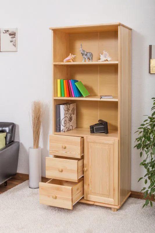 Bücherregal Kiefer massiv