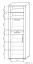 Schrank Aitape 28, Farbe: Sonoma Eiche dunkel / Sonoma Eiche hell - Abmessungen: 188 x 60 x 40 cm (H x B x T)