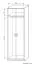 Drehtürenschrank / Kleiderschrank Sepatan 17, Farbe: Erle - Abmessungen: 192 x 60 x 58 cm (H x B x T)