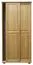Kleiderschrank, Farbe: Natur 190x80x60 cm Abbildung