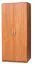 Schlafzimmer - Kleiderschrank, Farbe: Erle - Abmessungen: 180 x 80 x 50 cm (H x B x T) Abbildung