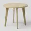Couchtisch Kiefer massiv natur Aurornis 78 (rund) - Abmessungen: 60 x 60 x 50 cm (B x T x H)