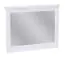 Spiegel Rasina 33, Farbe: Weiß - Abmessungen: 73 x 98 x 5 cm (H x B x T)