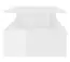 Couchtisch Dakoro 123, Farbe: Weiß Hochglanz - Abmessungen: 42 x 90 x 60 cm (H x B x T)