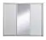 258 cm breiter Kleiderschrank mit 8 Fächern und 3 Türen | Farbe: Weiß Abbildung