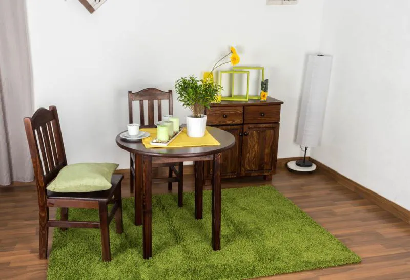 Esszimmertisch 80x80 cm Farbe: Nuss Abbildung