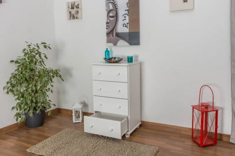 Kommode mit Schubladen Vollholz 60 cm