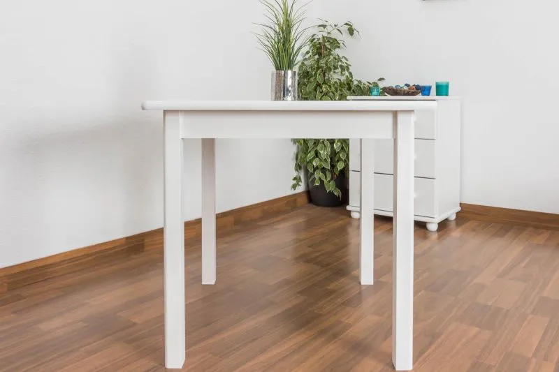 Holztisch 80 x 80 cm massiv Abbildung