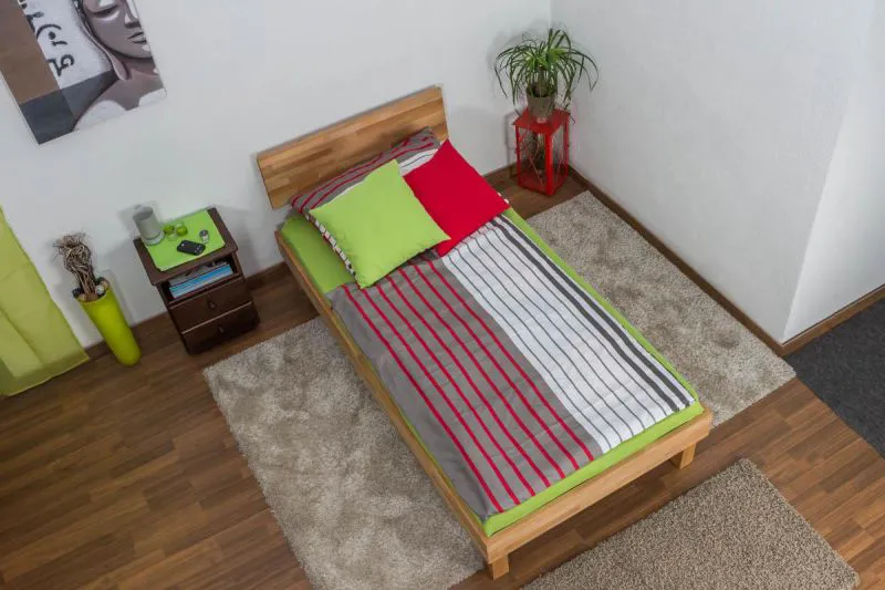 Futonbett Kernbuche 100 x 200 cm geölt Abbildung