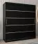 Kleiderschrank schwarz