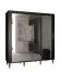Schiebetürenschrank mit genügend Stauraum Jotunheimen 274, Farbe: Schwarz - Abmessungen: 208 x 200,5 x 62 cm (H x B x T)