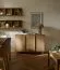 Kommode | 3 Drehtüren | Farbe: Eiche | 6 Fächer | Soft-Close Funktion | verstellbare Einlegeböden | 123 x 46 x 83 cm | Eichenholzbeine | Sideboard