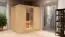 Sauna "Eemil" SET mit Klarglastür & Ofen externe Steuerung easy 9 KW - 196 x 170 x 198 cm (B x T x H)