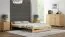 Jugendbett im schlichten Design Sispony 20, Kiefer Vollholz massiv, Farbe: Naturbelassen Kiefer - Liegefläche: 160 x 200 cm (B x L)