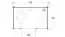Pultdach Gartenhaus G209 Gletschergrün inkl. Fußboden, 250 x 390 cm, 34 mm Blockbohlen, 13,80 m², Fichte/Kiefer, Fenster mit Premium Isolierverglasung
