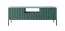 TV-Unterschrank Worthing 11, Farbe: Grün / Schwarz / Gold - Abmessungen: 56 x 154 x 39 cm (H x B x T)