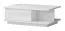 Couchtisch Garim 44, Farbe: Weiß Hochglanz - 104 x 65 x 36 cm (B x T x H)