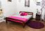 Kiefer Bett 160 x 200 cm Nuss