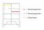 Vitrine Kastav 10, Farbe: Eiche / Schwarz, teilmassiv - 140 x 100 x 40 cm (H x B x T)