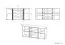 Kommode Tullahoma 06, Farbe: Eiche / Weiß Glanz - Abmessungen: 90 x 190 x 42 cm (H x B x T), mit 2 Türen, 4 Schubladen und 4 Fächern